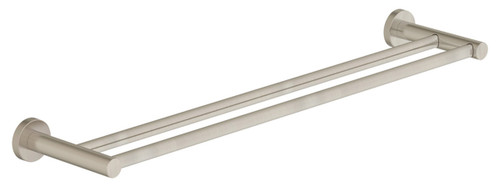 Symmons Dia 18" Double Towel Bar, Satin Nickel - 353DTB-18-STN