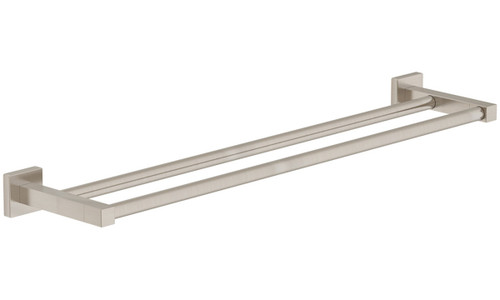 Symmons Duro Double 24" Towel Bar, Satin Nickel - 363DTB-24-STN
