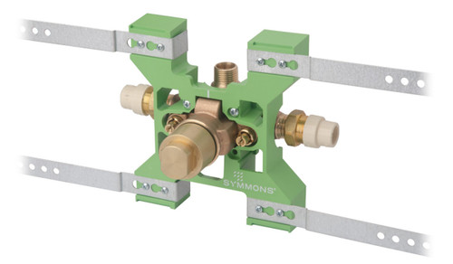 Symmons Temptrol Pressure Balancing Shower Valve Body With Test Cap - 161XCPBRBODY