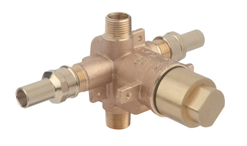 Symmons Temptrol Pressure Balancing Tub & Shower Rough Valve Body With Test Cap - 162P3BODY