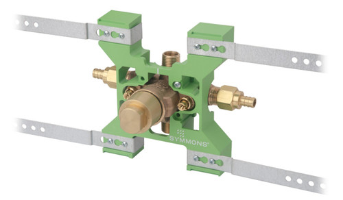 Symmons Temptrol Pressure Balancing Tub & Shower Rough Valve Body With Test Cap - 162XRVP1BRBODY