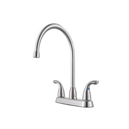 Price Pfister G136-200S Pfirst Series Two Handle Kitchen Faucet - Stainless Steel