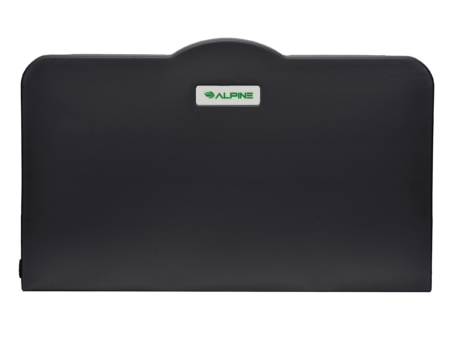 Alpine ALP411-E-BLK Black Horizontal Baby Changing Station