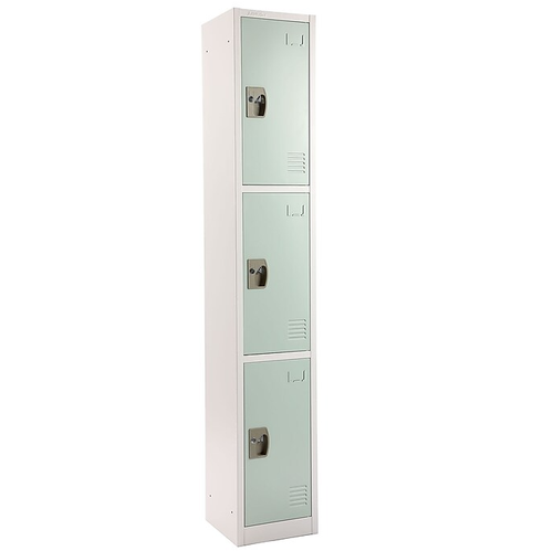 Alpine ADI629-203-MGRN Large 3 Door Locker  Misty Green
