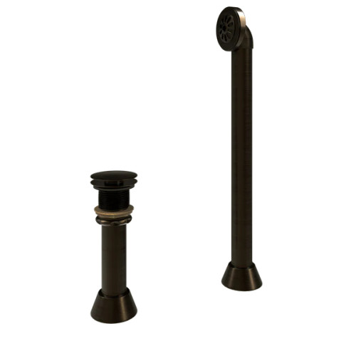 Cheviot Direct Drain Waste & Overflow, Antique Bronze - 2224-AB