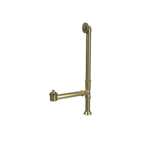 Cheviot Waste & Overflow, Lift & Turn, Satin Brass - 2222-SB