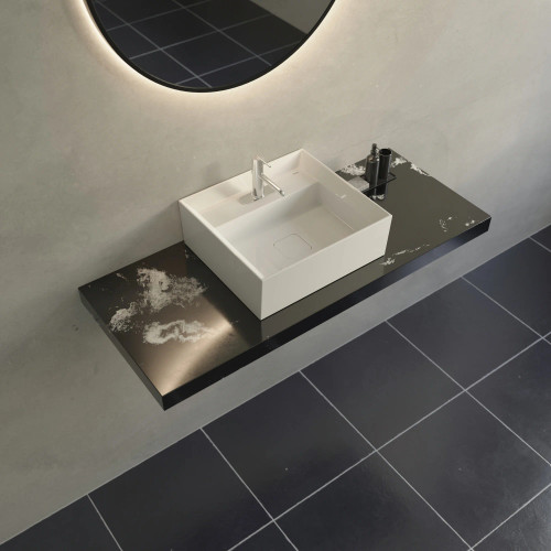 Cheviot Bold Vessel Sink, Gloss White, Single Hole Drilling - 1262-WH-1