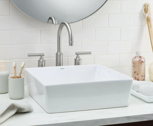 Cheviot Flex Vessel Sink, 15", White - 1281-WH