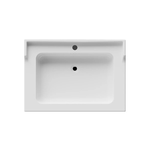 Cheviot Valarte Pedestal Sink, 31 1/4" x 20 7/8", White, Single Hole Drilling - 356-WH-1