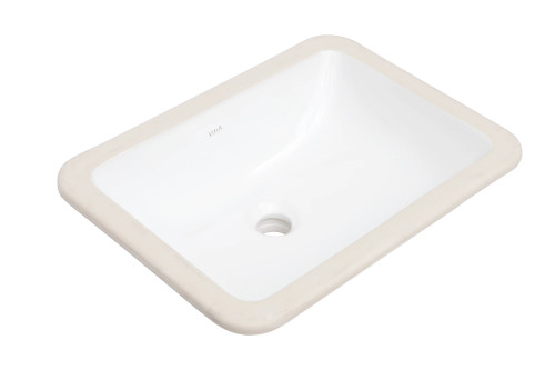 Cheviot Seville Undermount Sink, 17 3/4" x 14 5/8", White - 1103-WH