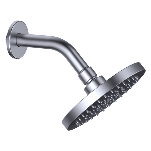 Fine Fixtures Round Shower Head - Satin Nickel - SRHS1SN