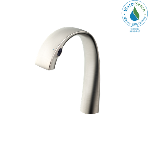 Toto ZN 1.1 GPM Electronic Touchless Bathroom Faucet with SOFT FLOW™ and SAFETY THERMO™ Technology, Brushed Nickel - TLP01701U#BN