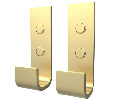 Swanstone Odile Suite Clip On Hooks in Brushed Gold - Pack of 2 - HK10045083.343