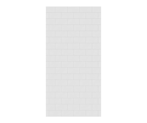Swanstone 36 x 72 Metro Subway Tile Glue up Bathtub and Shower Single Wall Panel in White - MTMK7236.010 Swanstone 36 x 72 Metro Subway Tile Glue up Bathtub and Shower Single Wall Panel in White - MTMK7236.010