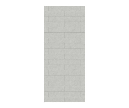 Swanstone 32 x 72 Metro Subway Tile Glue up Bathtub and Shower Single Wall Panel in Birch - MTMK7232.226