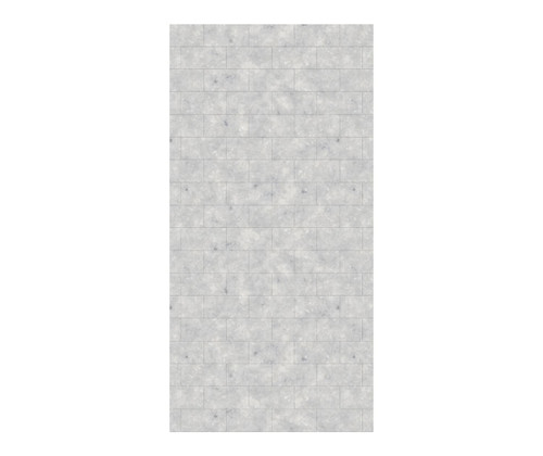 Swanstone 34 x 72 Metro Subway Tile Glue up Bathtub and Shower Single Wall Panel in Ice - MTMK7234.130