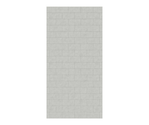 Swanstone 34 x 72 Metro Subway Tile Glue up Bathtub and Shower Single Wall Panel in Birch - MTMK7234.226