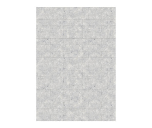 Swanstone 50" x 72" Metro Subway Tile Glue up Bathtub and Shower Single Wall Panel in Ice - MTMK7250.130