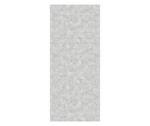 Swanstone 42" x 84" Metro Subway Tile Glue up Bathtub and Shower Single Wall Panel in Ice - MTMK8442.130