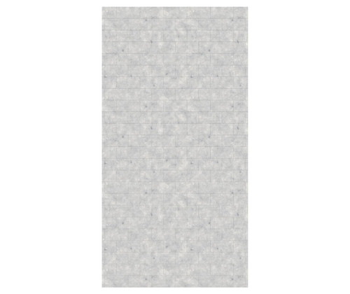 Swanstone 42" x 96" Metro Subway Tile Glue up Bathtub and Shower Single Wall Panel in Ice - MTMK9642.130