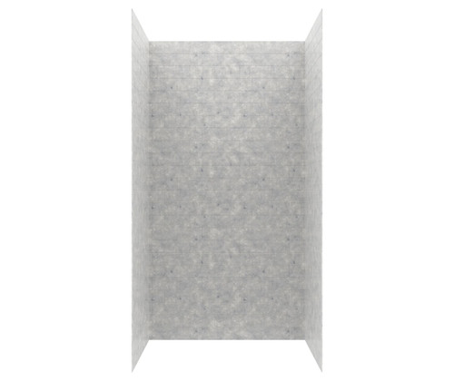 Swanstone 36 x 50 x 96 Metro Subway Tile Glue up Shower Wall Kit in Ice - MTMK963650.130 Swanstone 36 x 50 x 96 Metro Subway Tile Glue up Shower Wall Kit in Ice - MTMK963650.130