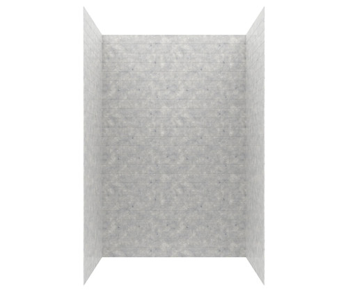 Swanstone 42" x 62" x 96 Metro Subway Tile Glue up Shower Wall Kit in Ice - MTMK964262.130