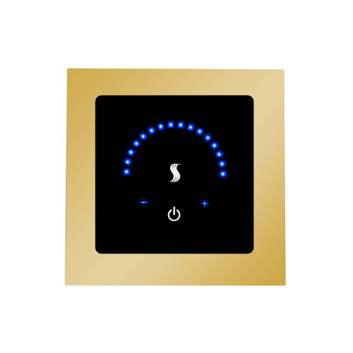 Thermasol MicroTouch Control (Recessed, Square), Polished Gold - MTMR-PG