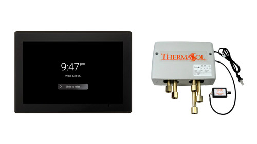 Thermasol Digital Shower Package - ThermaTouch2 15 Control + Digital Shower Valve, Matte Black - DSPU-TT15-MB