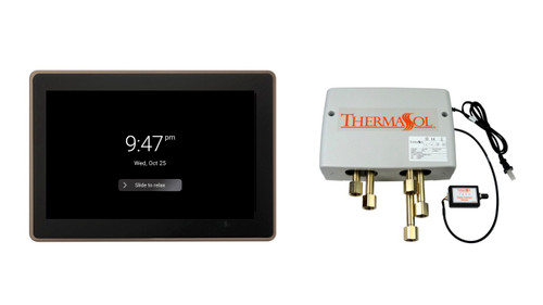 Thermasol Digital Shower Package - ThermaTouch2 15 Control + Digital Shower Valve, Satin Nickel - DSPU-TT15-SN