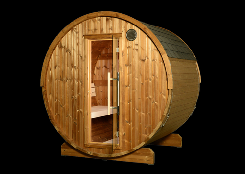 Thermasol Kuuma 7x6 Classic Barrel | 8.0kw KIP | 4-Person | Thermally Modified Pine* - 4021207