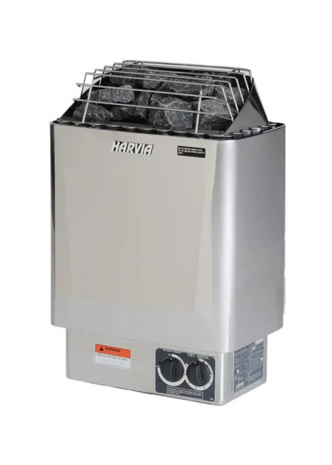 Harvia KIP Series Dial Controlled Sauna Heater 6.0kW | 240V 1PH, Stainless Steel  - JH60B2401