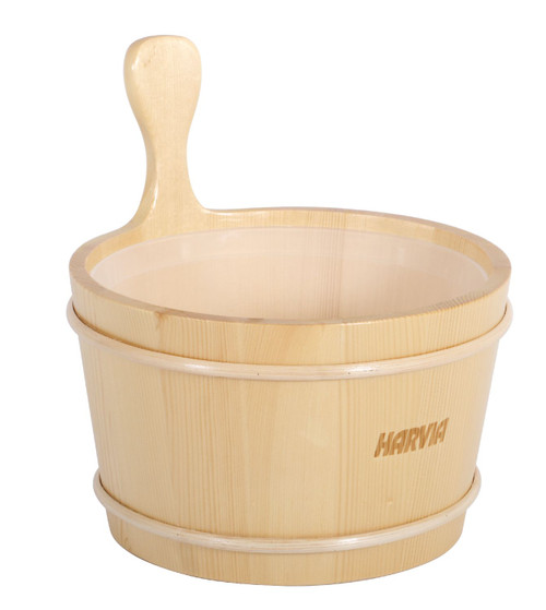 Harvia 4L Wooden Bucket With Plastic Liner - SAC10003