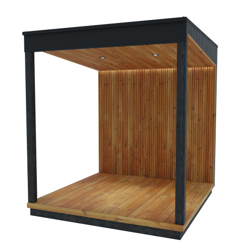 Thermasol Nordic Misty Large Terrace - Black Annex - KIR-3655