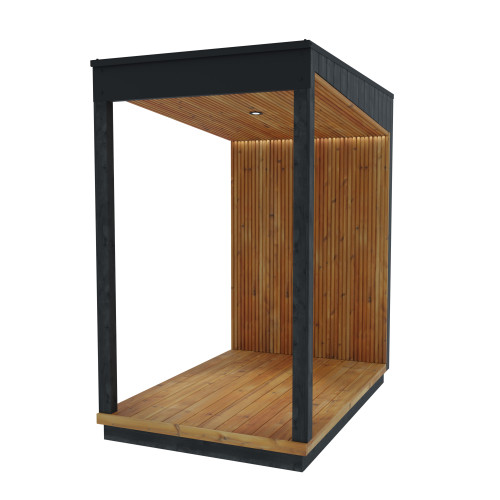Thermasol Nordic Misty Small Terrace - Black Annex - KIR-3654