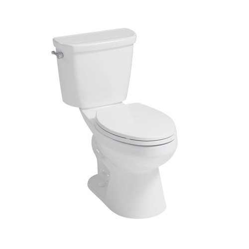 Craft + Main Easley Flush Guard 1.28 GPF Elongated Complete 2-Piece Toilet, White - TL-5800AF-EW