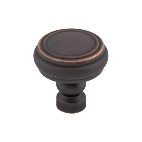Top Knobs Brixton Rimmed 1 1/4" Diameter Round Knob, Umbrio - TK880UM