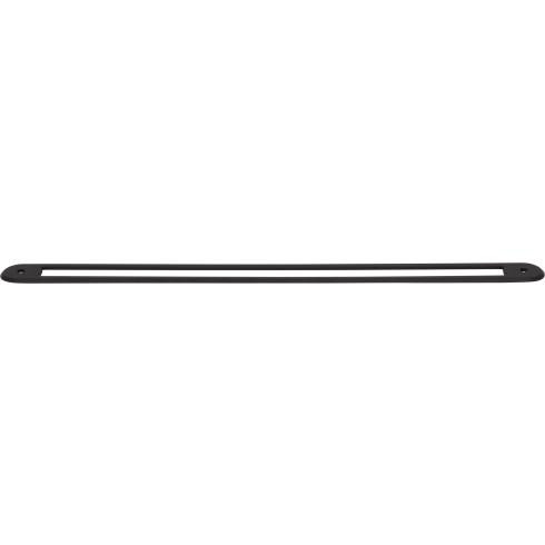Top Knobs Brockwell 12" Center to Center Pull Backplate, Flat Black - TK3357BLK