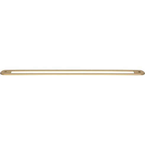 Top Knobs Brockwell 12" Center to Center Pull Backplate, Honey Bronze - TK3357HB