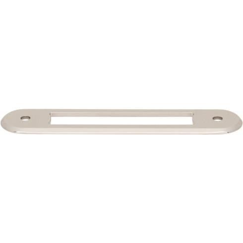 Top Knobs Brockwell 3 3/4" Center to Center Pull Backplate, Polished Nickel - TK3352PN