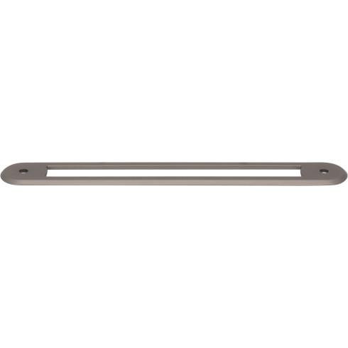 Top Knobs Brockwell 6 5/16" Center to Center Pull Backplate, Ash Gray - TK3354AG