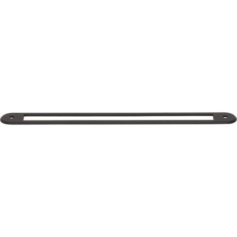 Top Knobs Brockwell 8 13/16" Center to Center Pull Backplate, Flat Black - TK3356BLK