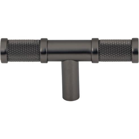 Top Knobs Burnham T-Knob 3", Ash Gray - TK3231AG