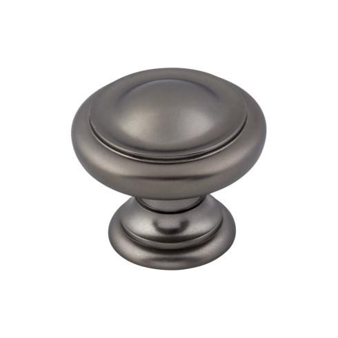 Top Knobs Dome 1 1/8" Diameter Mushroom Knob, Ash Gray - M1564