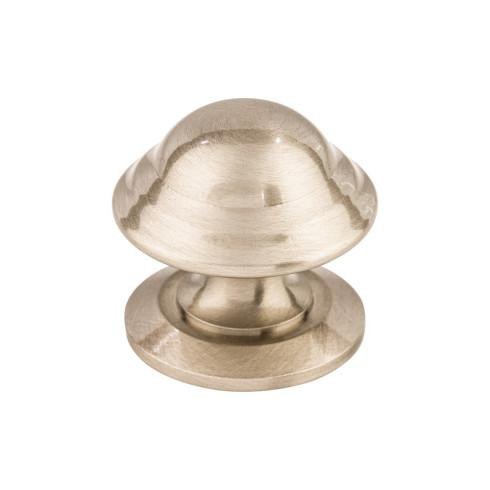 Top Knobs Empress 1 3/8" Diameter Round Knob, Brushed Satin Nickel - M1323