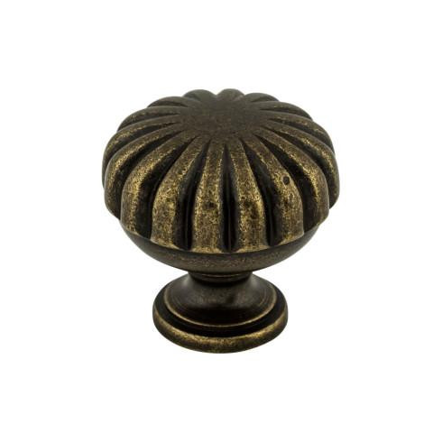 Top Knobs Melon 1 1/4" Diameter Round Knob, German Bronze - M321