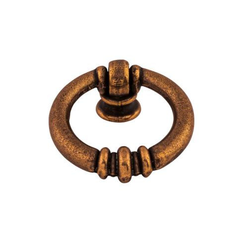 Top Knobs Newton Ring 1 5/8" Length Round Knob, Old English Copper - M220