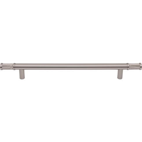 Top Knobs Burnham 12" Center to Center Bar Pull, Brushed Satin Nickel - TK3238BSN