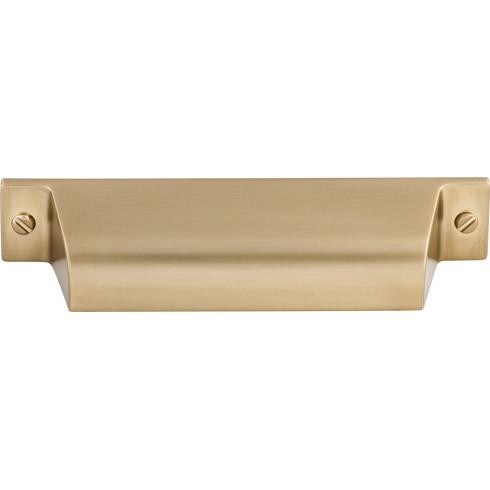Top Knobs Channing 3 3/4" Center to Center Cup/Bin Pull, Honey Bronze - TK773HB