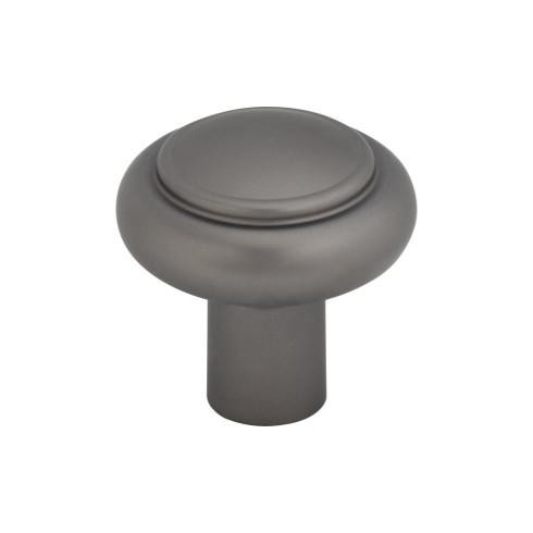 Top Knobs Clarence 1 1/4" Diameter Mushroom Knob, Ash Gray - TK3110AG