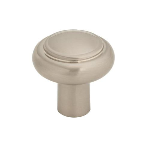 Top Knobs Clarence 1 1/4" Diameter Mushroom Knob, Brushed Satin Nickel - TK3110BSN
